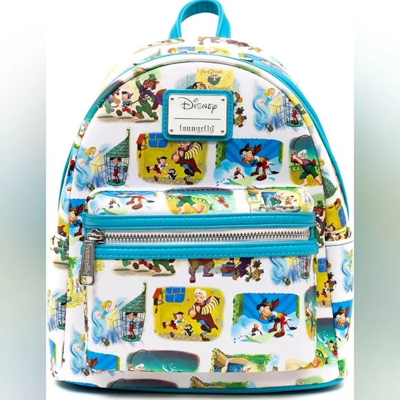 Loungefly Disney Classic Pinocchio Mini Backpack s-l400.jpg main image 3